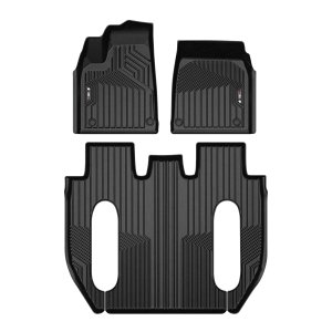 Tesla X Floor Mats - Front + Rear - Omac - Texan - 2022 Tesla X Floor Mats - Front + Rear - Omac - Texan - 2022
